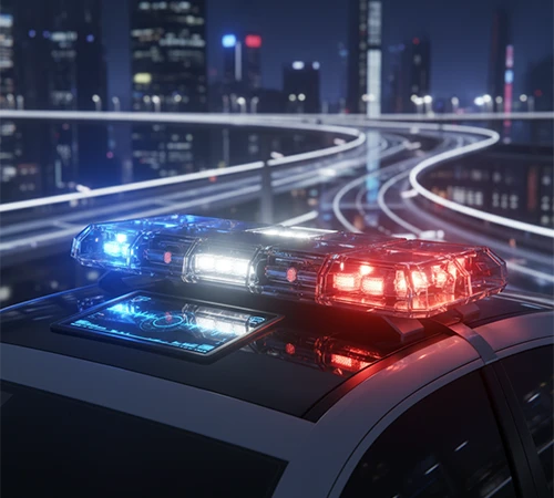 智能警灯系统研发成功